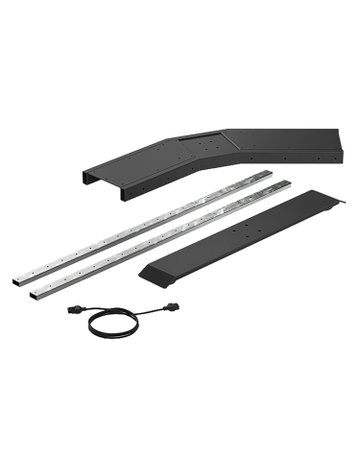 LegaDrive Systems Gestell-Modul 90°-Winkel, graphitgrau - Hettich