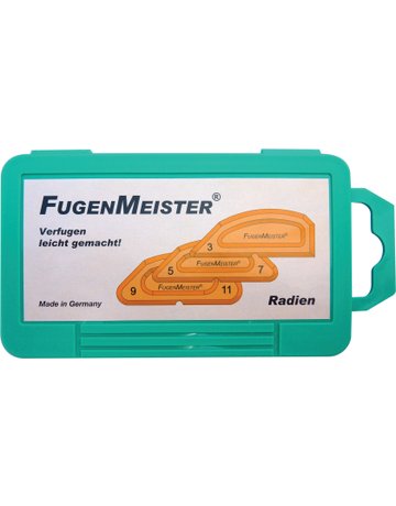 Fugenmeister Radien ungerade - 3-tlg. R3/90°, 5/7, 9/11