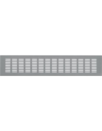 Lüft - Stegblech LO-20x3 LM F3 eloxiert 80 x 500 mm 3066 - Hoju