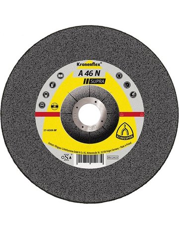 Schruppscheibe A46N Supra180x8mm gekröpft Klingspor