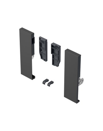 Verbinder für Front ArciTech / 186 mm, anthrazit - Hettich