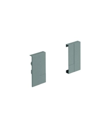 Verbinder für Aluminiumfront InnoTech Atira, 70 mm, links und rechts, grau - Hettich