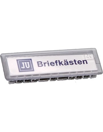 JU Namensschild ohne Feder 22 x 66 mm