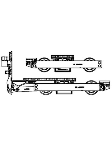 Karton Ersatzlaufwagen HS 934 für HS 931 Holz - GU