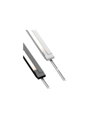 LED Profilleuchte schw/opal L=2500 mm, 12V, R 81 WT 23,5 W, 200 mm, K.re. - Topform