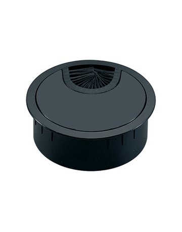 Kabeldurchlass, ø 60 mm, schwarz matt - Hettich
