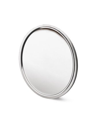Muschelgriff- Dekorelemente, Touch-in 9086702, Durchmesser 70mm, Zink verchromt - Hettich