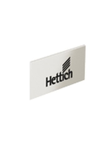 ArciTech Abdeckkappe, Edelstahl Optik mit Hettich Logo