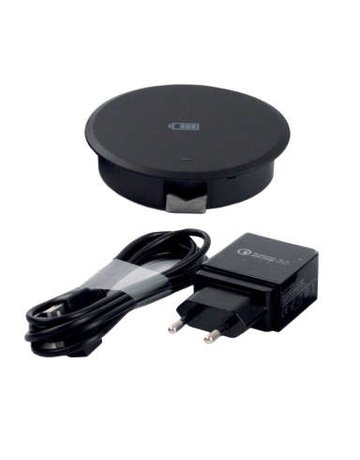 Kabellänge Ladestation,15 Watt,schwarz BD 80 mm - Topform