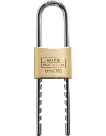Zy.Schloss 400E HB50 Flexmassiv.Messing, 50-148,5mmdop.gehärt u. verriegelt - BURG WÄCHTER