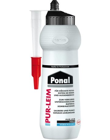 PUR-Leim 420 g im Profi-Leimer PUR12 - Ponal