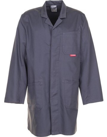 Berufsmantel, 100% BW, 290g/qm, Gr. 58, grau