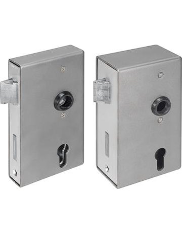 Schlosskasten blank PZ mit Schloss verzinkt 140U/40ZW - AMF