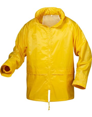 Regenjacke Nylon/Vinyl, Gr. XL, gelb
