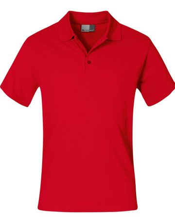 Poloshirt, Gr. 3XL, rot