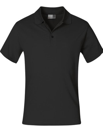 Poloshirt, Gr. 3XL, schwarz