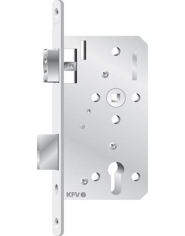 Magnet-ZT-Einsteckschloss 116 1/2 PZ 72/8/55 235 x 20 mm rund DL / DR - KFV
