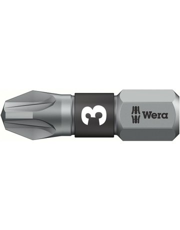 Bit 1/4" DIN3126 C6,3 PZ3 x 25 mm BiTor.zähh. - Wera