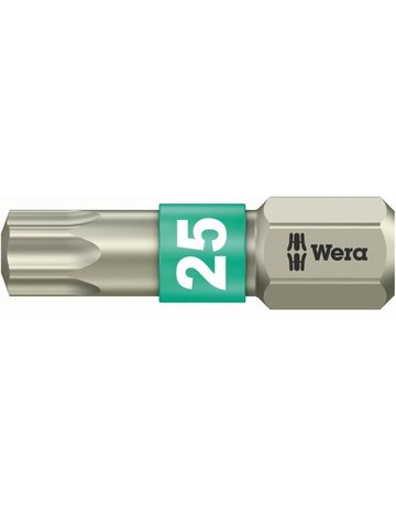 Bit 1/4" DIN3126 C6,3 T25 x 25 mm rostfr. - Wera