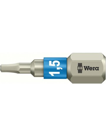 Bit 1/4" DIN3126 C6,3 Hex 1,5 x 25 mm rostfr. - Wera
