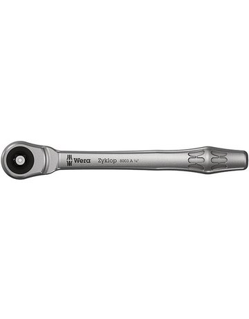 Durchsteck-Knarre 1/4" ZYKLOP metal push - Wera