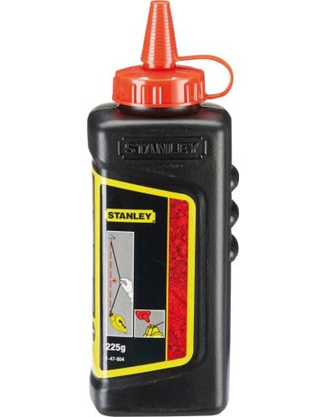 Schlagschnur-Kreide 225 g rot - STANLEY