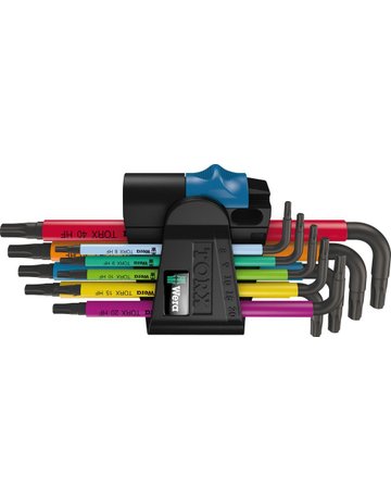 Winkelschraubendreher-Satz 9tlg. Multicolor HF - Wera