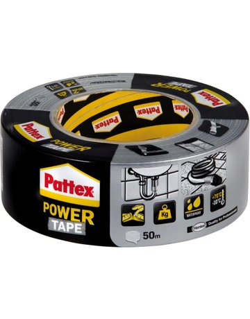 Pattex Power Tape 50mm x 25m, silber Henkel