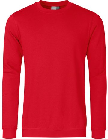 Sweatshirt, Gr. 3XL, feuerrot