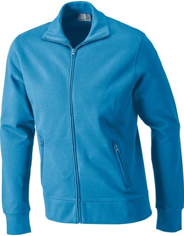 Sweatshirtjacke, Gr. M turquoise