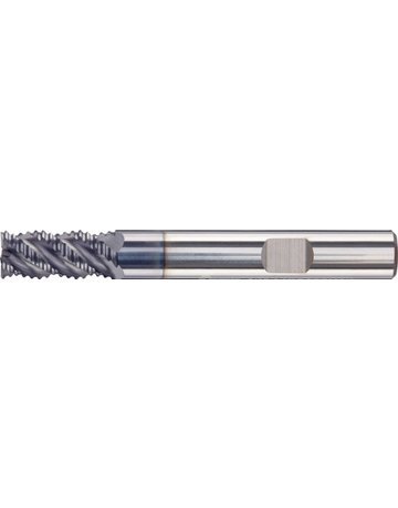 Schruppfräser lang DIN6527 VHM AlTiN+ Typ HR4mm FORTIS