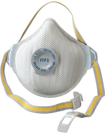 Atemschutzmaske 3505, Klimaventil, FFP3 NR - MOLDEX