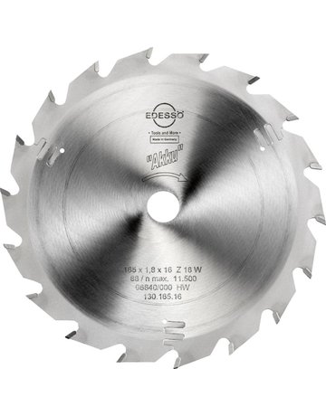 HW Kreissägeblatt Akku 165x1,8x16mm Z18 W