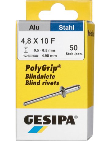Mini-Pack PolyGrip Alu/Stahl 4,8 x 10 Gesipa