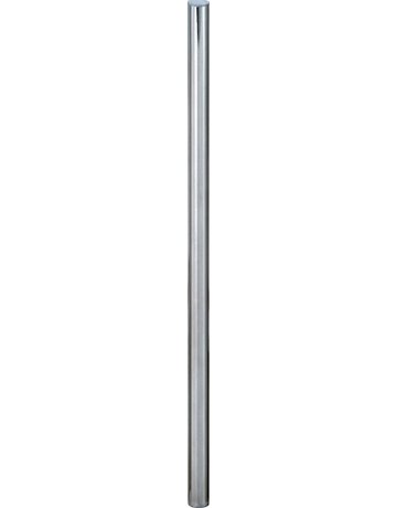 Profil-Stangen Stahl vernickelt 6/5 mm für Drehstangen Schloss 1250 mm - JuNie