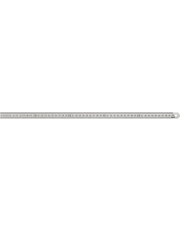 Biegsamer Stahlmaßstab 500x18mm rostfrei FORUM