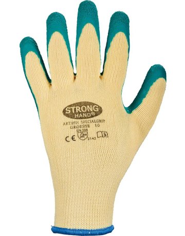 Handschuh SpecialGrip, Kautschuk, Gr. 10, grün - stronghand