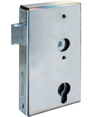 Schlosskasten blank KABA mit Schloss verzinkt 140U/40KW - AMF