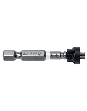 Magnet-Bit-Set 50 mm 5-teilig TX 10 weiß - Eurotec