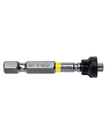 Magnet-Bit-Set 50 mm 5-teilig TX 20 gelb - Eurotec