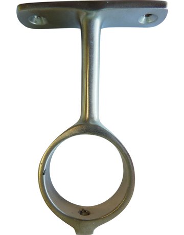 Schrankrohr-Mittelträger Edelstahl Optik für Schrankrohr Ø 25 mm 2102096
