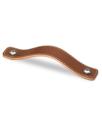 MB-Griff,B25x64mm-126,H3mm,Leder Nica 9071842,hellbraun - Hettich