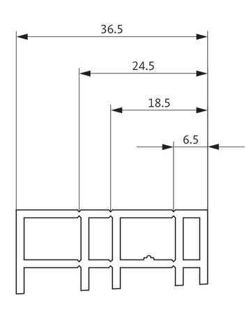 Zwischenprofil 36,5 P-01741-33-0-1 - GU