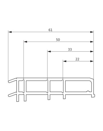 Zwischenprofile 61 Thermostep - GU