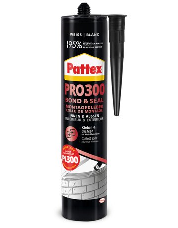 Pattex Montagekleber PRO300 410 g weiß
