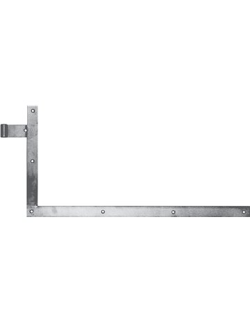 Haustürwinkelband geschweißt verzinkt/ls 40 x 60 cm für 14 mm Kloben Nr. 530 - Pfeifer