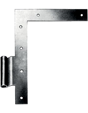 württemb. unteres Band Gr. 5 links 15 x 11,5 cm, galvanisch verzinkt Nr. 75 - Pfeifer