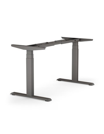 Tischgestell 3D Plus mit Mem. Einh. 640-1290mm, Ral 7016, Anthrazit, - Topform