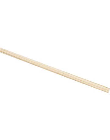Holzbesenstiel 24 mm 160 cm, Rundkopf - Nölle