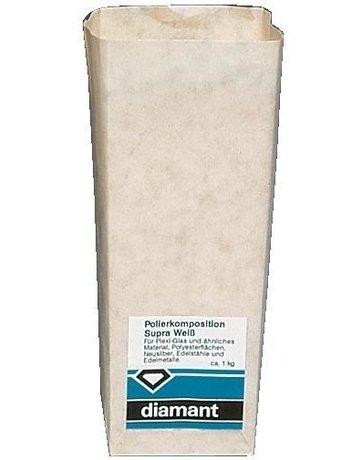 Schleif- und Polierpaste 900g supra-weiß diamant
